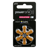 Baterii Auditive Power One Evolution P312 Bl 6 Varta, Oem