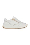 Geox sneakers din piele D CRISTAEL culoarea alb, D45MXE 00085 C1000