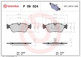 BREMBO P 06 024 PRIME LINE set placute frana disc