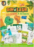 Carte de colorat cu activitati - Dinozaur PlayLearn Toys