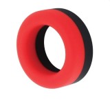 Inel de Penis Prolong Power, Silicon Lichid, Rosu/Negru