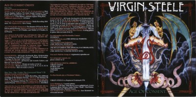 Virgin Steele Age Of Consent reissueremaster digi (2cdl) foto