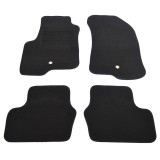 Covorase auto din mocheta Jeep Compass Negru, set de 4 bucati Kft Auto, AutoLux