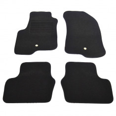 Covorase auto din mocheta Jeep Compass Negru, set de 4 bucati Kft Auto