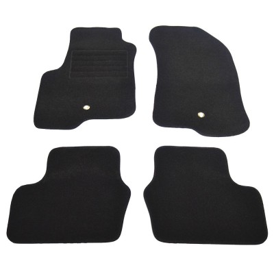 Covorase auto din mocheta Jeep Compass 2012-2017 Negru, set de 4 bucati foto