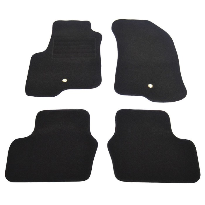 Covorase auto din mocheta Jeep Compass 2012-2017 Negru, set de 4 bucati
