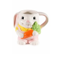 Cana Iepuras ceramica multicolora &Oslash; 9 cm x 12 H, 350 ml
