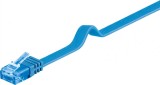 Cablu de retea RJ45 CAT 6A flat UTP 5m Albastru, Goobay G96339