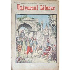Revista Universul Literar nr.4/1897 pe coperta Ciumatii din India