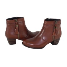 Botine dama elegante piele naturala - Ara shoes maro - Marimea 38.5 foto