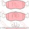 Set placute frana,frana disc FIAT PALIO Weekend (178DX) (1996 - 2016) TRW GDB1383