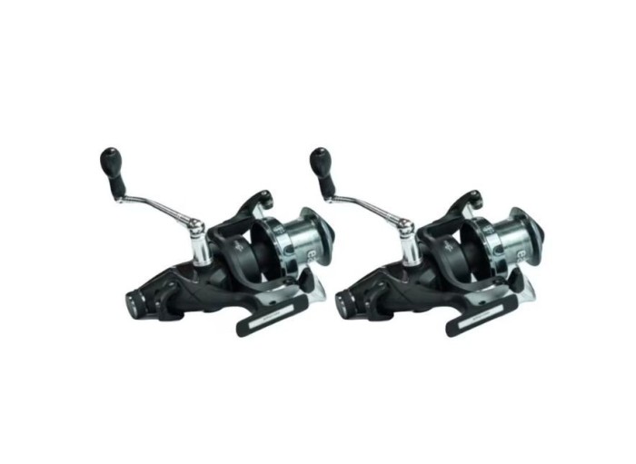 Set 2 Mulinete, Eastshark, HT6000, baitrunner, 10 rulmenti, tambur longcast