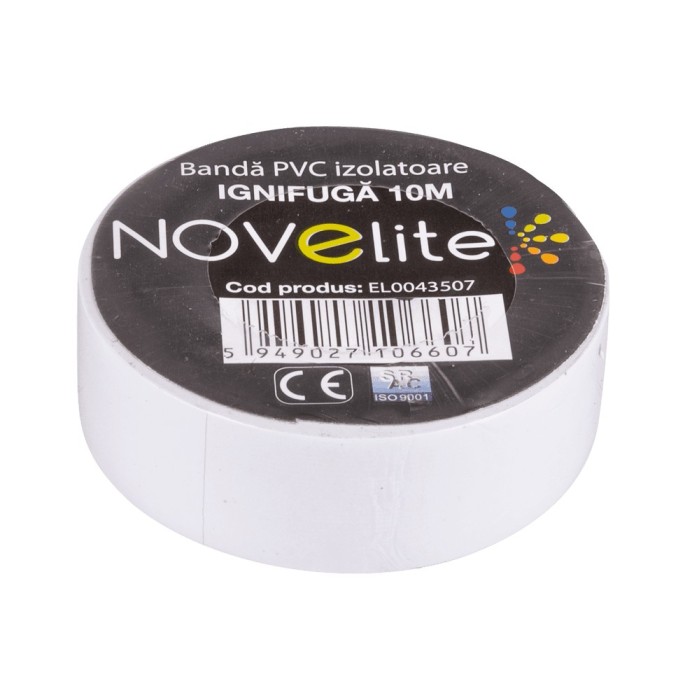 Banda Izolatoare IGN PVC 10m Alb