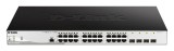 DLINK SW 24P-GB 4CMB 12P-POE SMART RM
