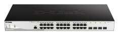 DLINK SW 24P-GB 4CMB 12P-POE SMART RM