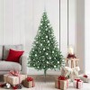 VidaXL Pom de Crăciun artificial pre-iluminat Verde 180 cm PVC 3397014