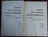 Cumpara ieftin ASPECTS DES RELATIONS RUSSO/SOVIETO-ROUMAINES,PARIS1967/71:G.Cioranesco/Filiti+7