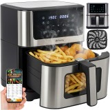Friteuza cu aer cald Ruhhy 8L, 1800W, 10 programe automate
