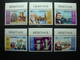 JERSEY 1985 SERIE MOSTENIREA HUGHENOTILOR MNH