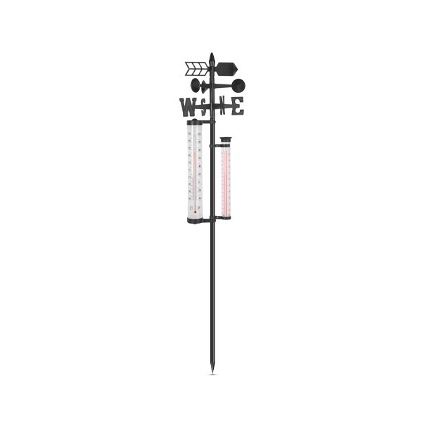 Statie Meteo de Gradina - Termometru, Pluviometru, Anemometru - 145 cm