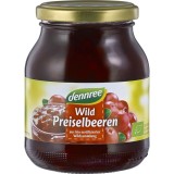Gem de Merisoare Bio Dennree, 200g - Dulceata Ecologica cu Zahar din Trestie, Fructe de Padure Acrisoare