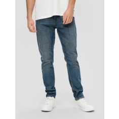 Blugi barbati Shawn cu croiala Regular fit si talie medie albastru oceanic, W30 L32