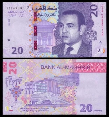 !!! MAROC - 20 DIRHAMS 2023 - P 79 - UNC foto