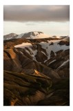 Tablou Canvas, Peisaj Montan cu Zăpadă și Apus, 26 x 39 cm, CMCLASS