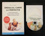 DRESAJUL CANIN LA PERFECTIE cu CD. Ghid complet pt Dresajul Cainilor la Domiciliu Indiferet de Rasa Talie &ndash; Mircea Popa 230 pag 24x16 stare buna CAINE