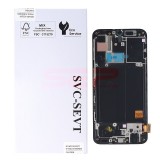 LCD+Touchscreen cu Rama Samsung Galaxy A40 2019 / A405 BLACK Original Service Pack