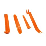 Set 4 Spatule Demontare Plastice Auto SLH Europe Portocaliu Tapiterie Kit Reparatie