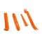 Set 4 Spatule demontare plastice auto, SLH Europe, Portocaliu