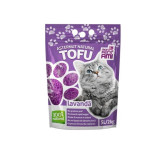 Asternut igienic natural pentru pisici, din tofu, 100% absorbant, biodegradabil, parfum lavanda, 5 L/2 kg GartenVIP DiyLine