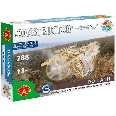 Goliath avion jucarie creativa metal 288 piese