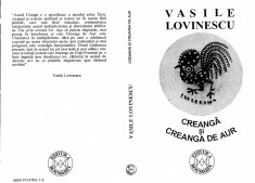 Creanga si creanga de aur - Vasile Lovinescu ( ULTIMA EDITIE ) foto