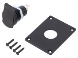Soclu Brichetă Auto 16A Negru, Pro Car