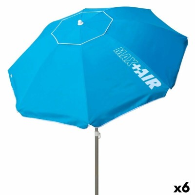 Umbrelă Aktive Albastru 200 x 205 x 200 cm (6 Unități) foto