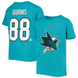 San Jose Sharks tricou de copii Brent Burns #88 Name Number - Dětsk&eacute; L (13 - 14 let)