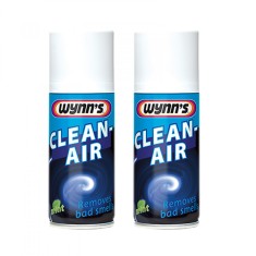 Pachet 2 Spray Wynn s Clean Air Auto pentru eliminarea mirosurilor neplacute