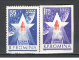 Romania.1963 Posta aeriana-Cosmonautica Luna 4 YR.289, Nestampilat