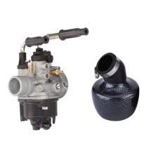 Carburator + Filtru Aer Scuter Malaguti F10 49cc 50cc - Soc Manual - Racire Aer