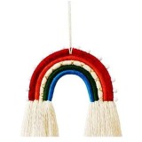 Cumpara ieftin Decoratiune curcubeu Simeloor, 37.5 x 20 cm, textil, multicolor