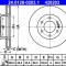 ATE 24.0128-0203.1 Disc frana