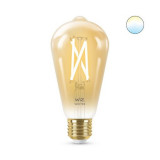 Bec LED filament ST64 6.7-60W E27 920-950, auriu, Wiz