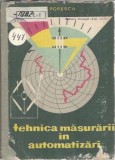 Tehnica Masurarii in Automatizari - Popescu Stelian, Editura Didactica si Pedagogica, 1963, 392 pagini, Carte Tehnica