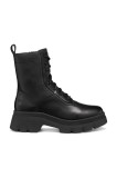 Geox botine D PLUETTE culoarea negru, cu toc plat, D565MD 043BC C9999