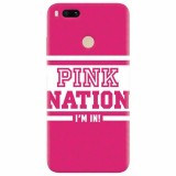 Husa silicon pentru Xiaomi Mi A1, Pink Nation