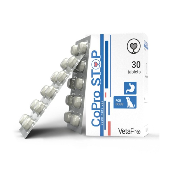 VETAPRO COPRO STOP 30CAPS CUT SUPORT GASTROINTESTINAL CAINI