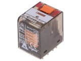 Releu electromagnetic TE Connectivity 4PDT 48VAC 6A montare soclu
