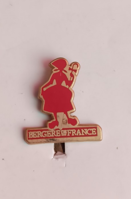 QW9 K 45 - Insigna - tematica agricultura - ciobanita din Franta